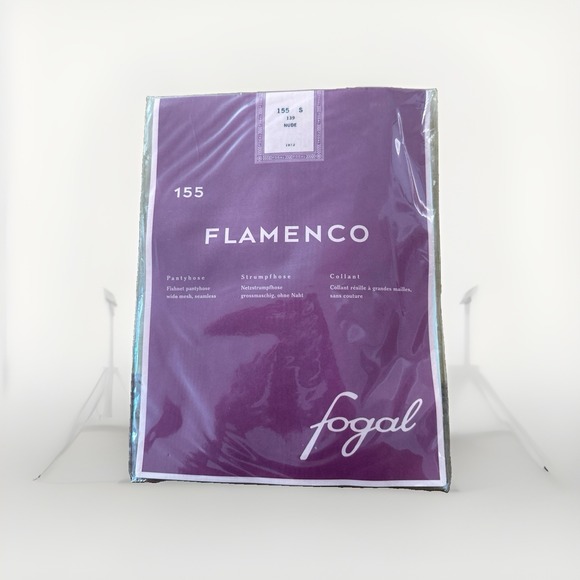 Fogal Accessories - New FOGAL Flamenco Nude 139Mesh Seamless Fishnet Tights Pantyhose sz S